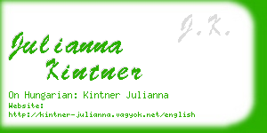 julianna kintner business card